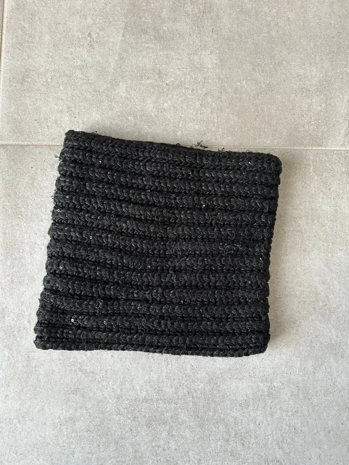 Cache cou noir taille unique